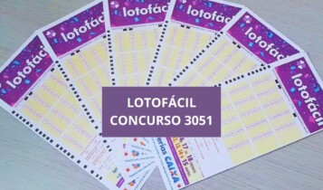 sorteio da Lotofácil concurso 3051 agora
