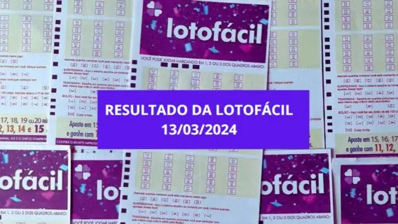 Resultado da Lotofácil 3052 e ganhadores: sorteio de quarta (13/03/24)