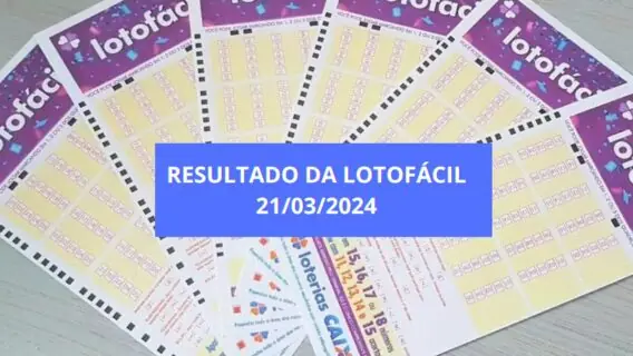 Saiu: Resultado da Lotofácil 3059 e ganhadores de quinta-feira (21/03/24)