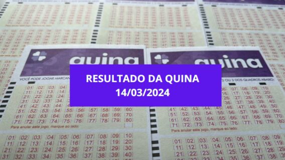 Resultado da Quina da quinta-feira, concurso 6390 de hoje