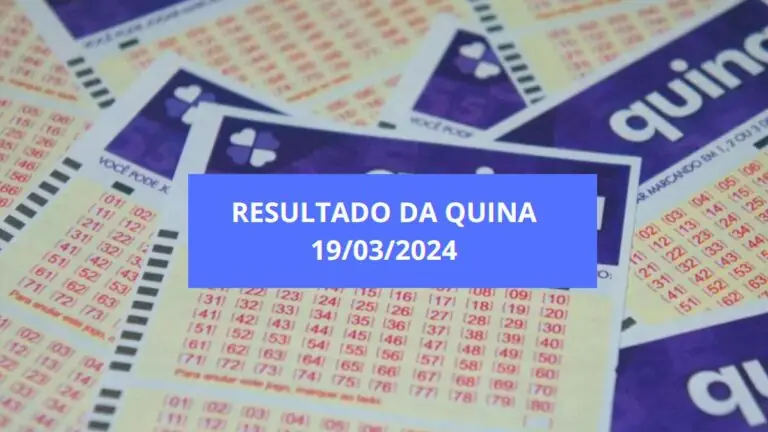Resultado da Quina da terça-feira, concurso 6394 de hoje