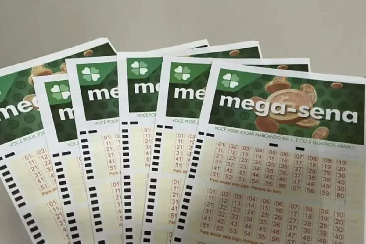 imagem mostra resultado da Mega-Sena de sábado