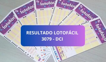 resultado da Lotofácil concurso 3079