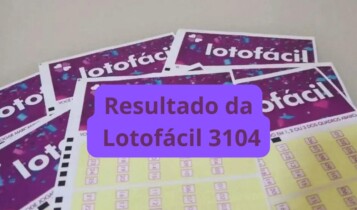 imagem do Resultado da Lotofácil 3104