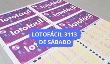 imagem mostra resultado da Lotofácil 3113