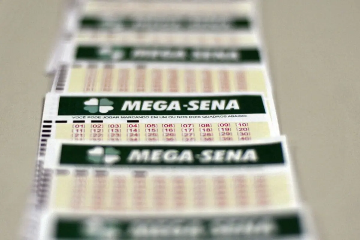 imagem do resultado da mega-sena