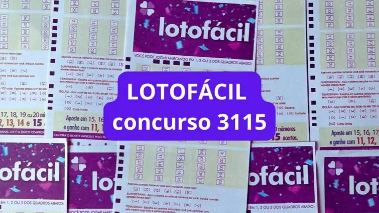 Resultado da Lotofácil 3115 de terça-feira e ganhadores (28/05/24)