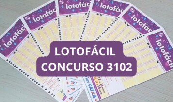 IMAGEM do resultado da Lotofácil 3102