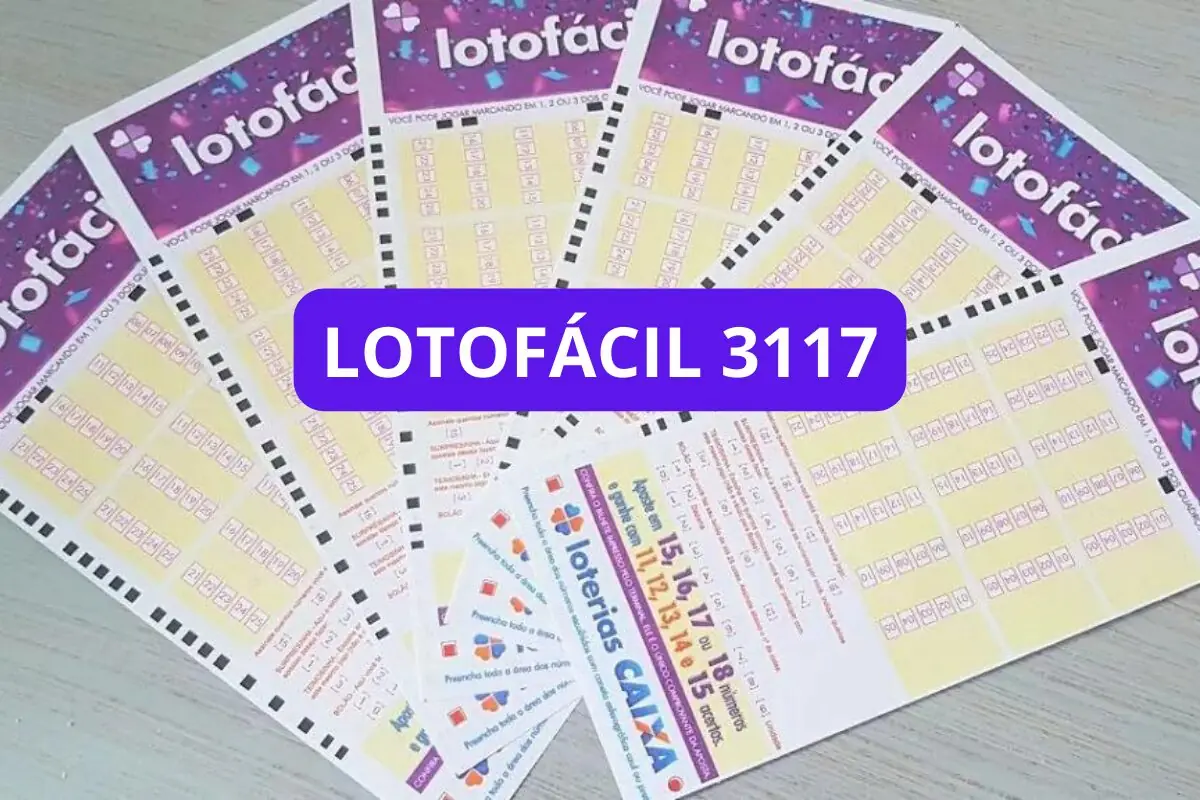 imagem do resultado da Lotofácil 3117