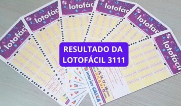 Sorteio do resultado da Lotofácil 3110