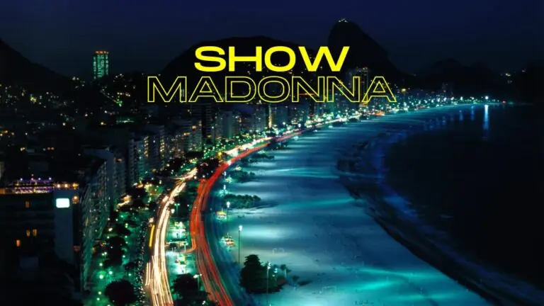 Que horas é o show da Madonna no Rio?