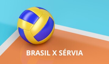 imagem do Jogo do Brasil de vôlei masculino