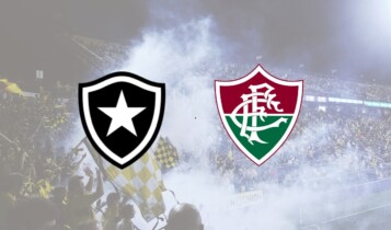 imagem mostra jogo do Botafogo x Fluminense