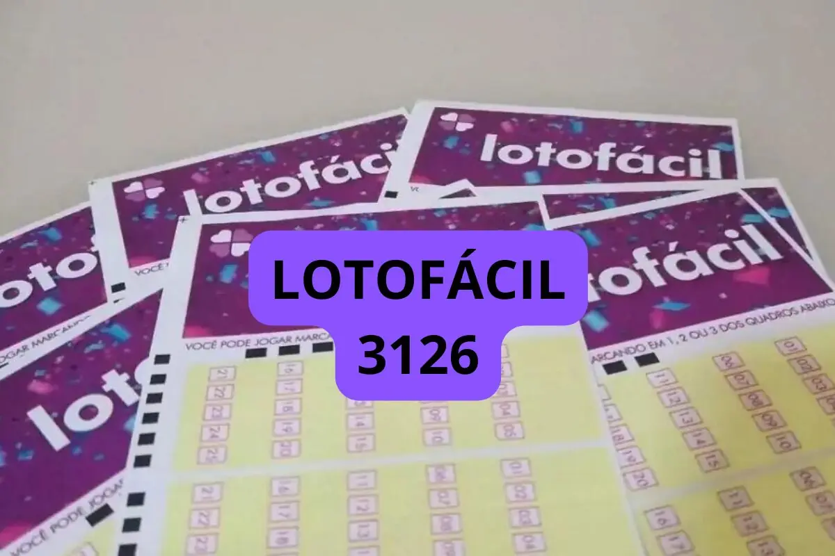 Sorteio do resultado da Lotofácil 3126