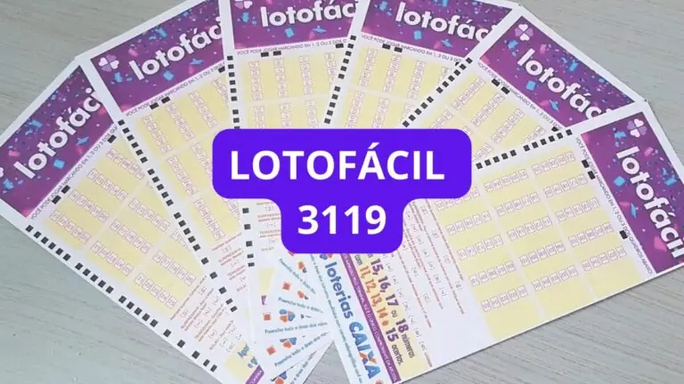 Resultado da Lotofácil 3119 de segunda-feira e ganhadores (03/06/2024)