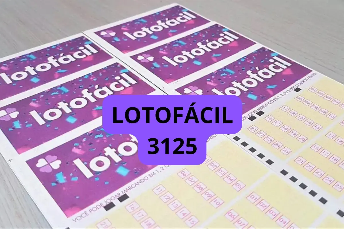 IMAGEM do resultado da Lotofácil 3125