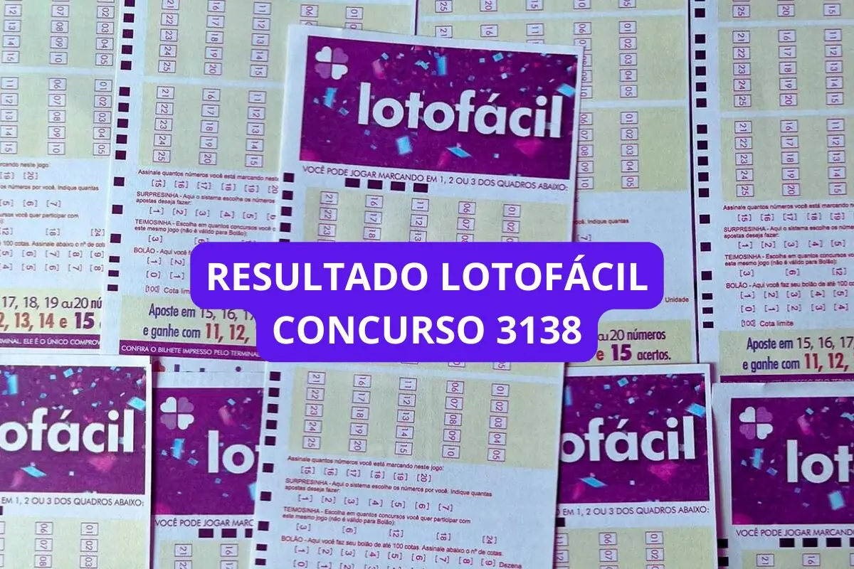 imagem mostra resultado da Lotofácil 3128
