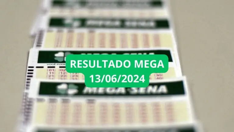 Hoje tem sorteio da Mega-Sena: Resultado da Mega-Sena 2736 e ganhadores (13/06/2024)