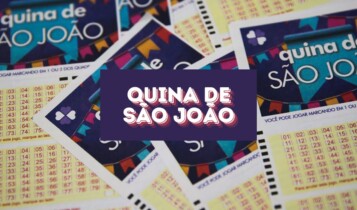 Imagem mostra aposta para o sorteio da Quina de São João 2024