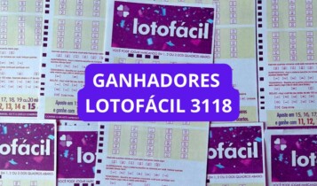 imagem mostra Sorteio do resultado da Lotofácil 3118