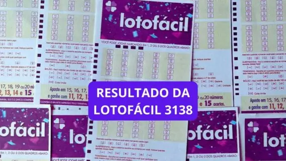 Resultado da Lotofácil 3138: sorteio de terça e ganhadores (25/06)