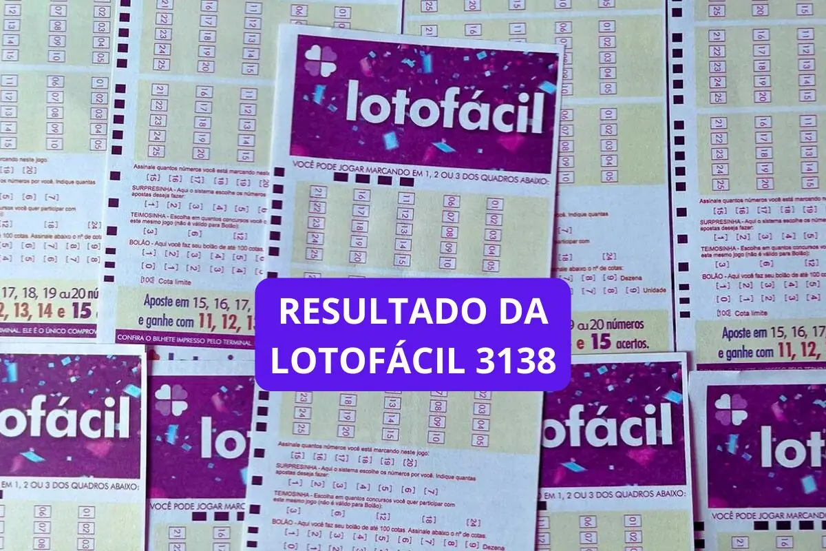 Sorteio do resultado da Lotofácil 3138