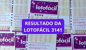Sorteio do resultado da Lotofácil 3141