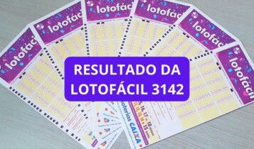 Sorteio do resultado da Lotofácil 3142