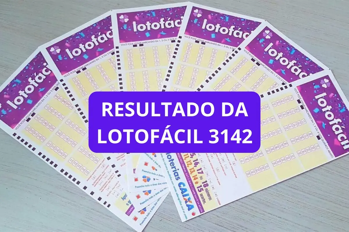 Sorteio do resultado da Lotofácil 3142