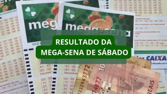 Resultado da Mega-Sena de sábado, concurso 2734; prêmio de R$ 112 milhões