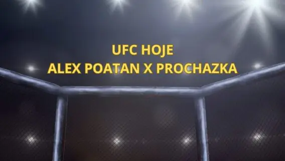 Horário do UFC hoje e onde assistir Alex Poatan x Jiri Procházka (29/06/2024)