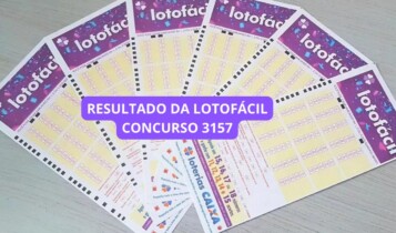 RESULTADO DA LOTOFÁCIL 3157