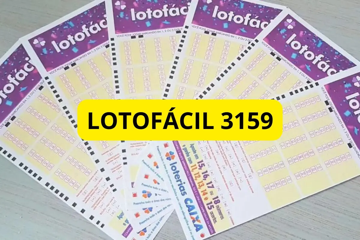 Resultado da Lotofácil 3159