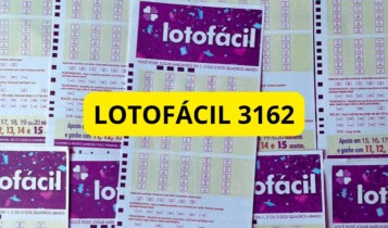 imagem do resultado da Lotofácil 3162