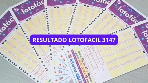 Saiu Resultado da Lotofácil 3147 e ganhadores hoje, 05/07/24