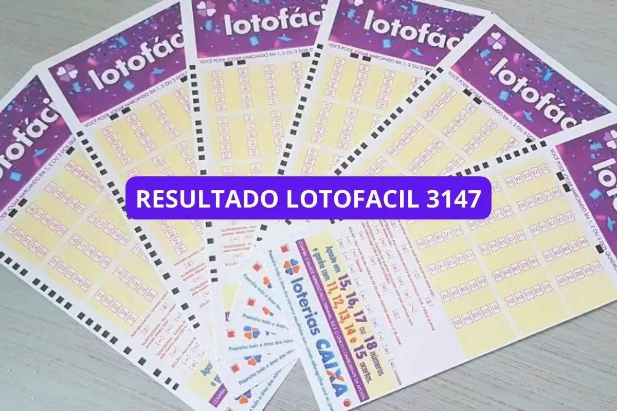 imagem do resultado da lotofácil