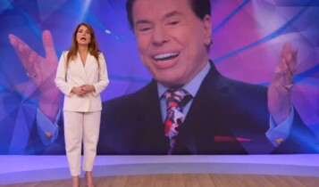 imagem mostra o programa fantástico e silvio santos