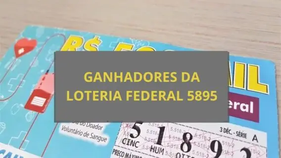Resultado da Loteria Federal 5895 de sábado (24/08/2024)