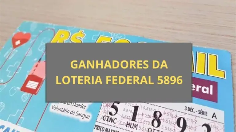Resultado da Loteria Federal 5896 de quarta-feira (28/08/2024)