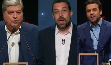 candidatos prefeitura de SP debate da globo