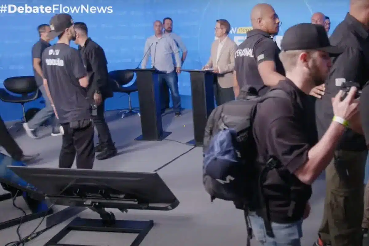 briga no debate de SP