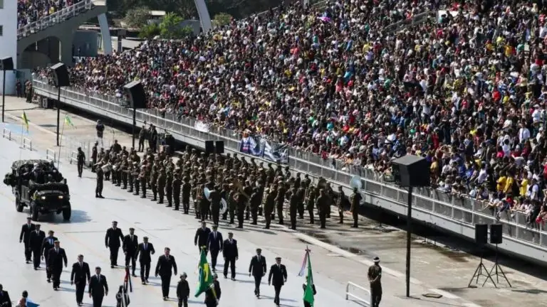 Sambódromo recebe desfile de 7 de Setembro em SP neste sábado