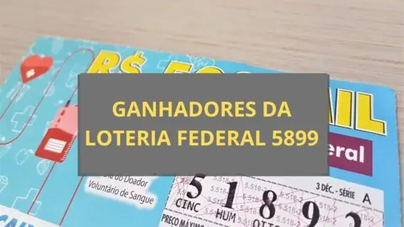 Resultado da Loteria Federal 5899 de sexta (06/09/2024)