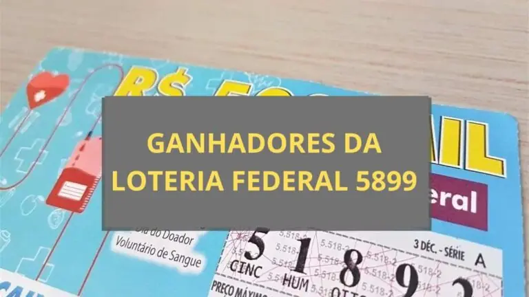 Resultado da Loteria Federal 5899 de sexta (06/09/2024)