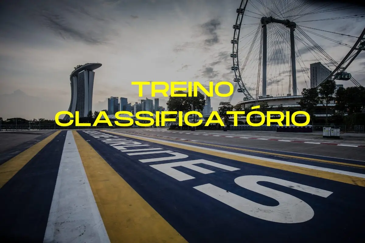 Treino classificatório F1 hoje