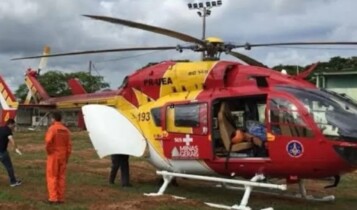 Helicóptero cai em Ouro Preto