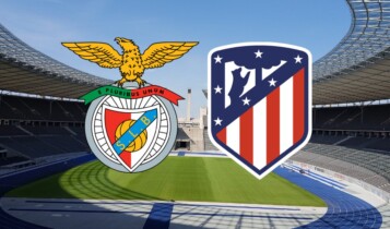 imagem do jogo do Benfica x Atlético de Madrid