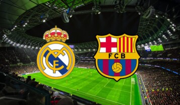 jogo do Real Madrid e Barcelona