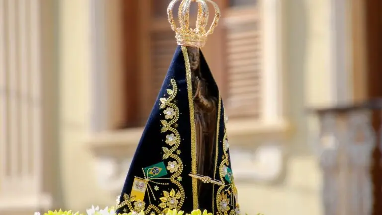 Mensagem de Nossa Senhora Aparecida com fé e esperança