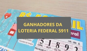 Resultado da loteria Federal 5911